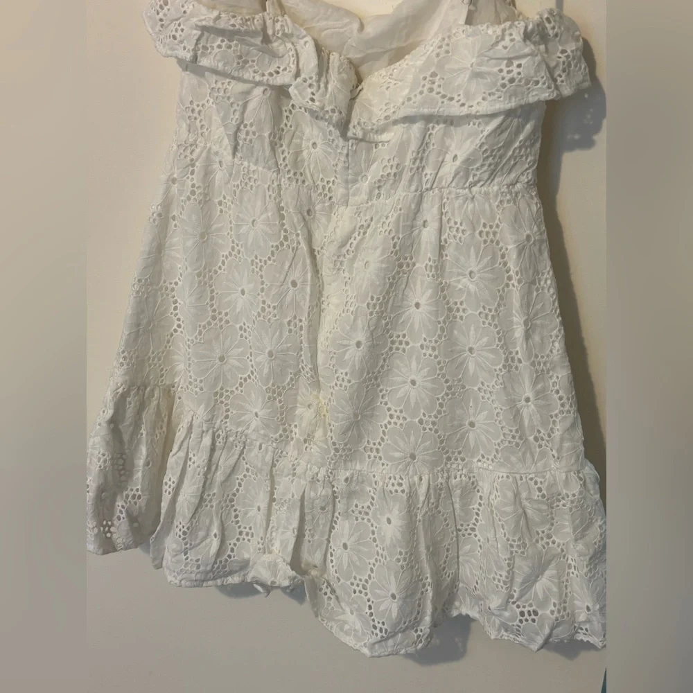 Lulus White Eyelet Ruffle Sundress - Picture 5 of 8